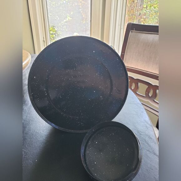 Metal Black Speckled Coffee Pot - Picture 7 of 8